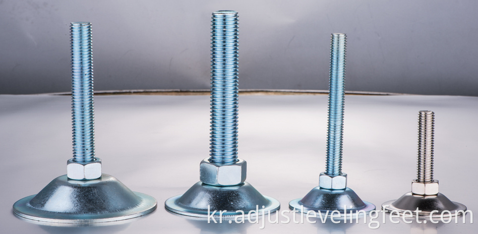 Steel Adjustable Feet Heavy Duty Equipment Legs